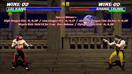 Liu Kang Moves Ultimate Mortal Kombat 3